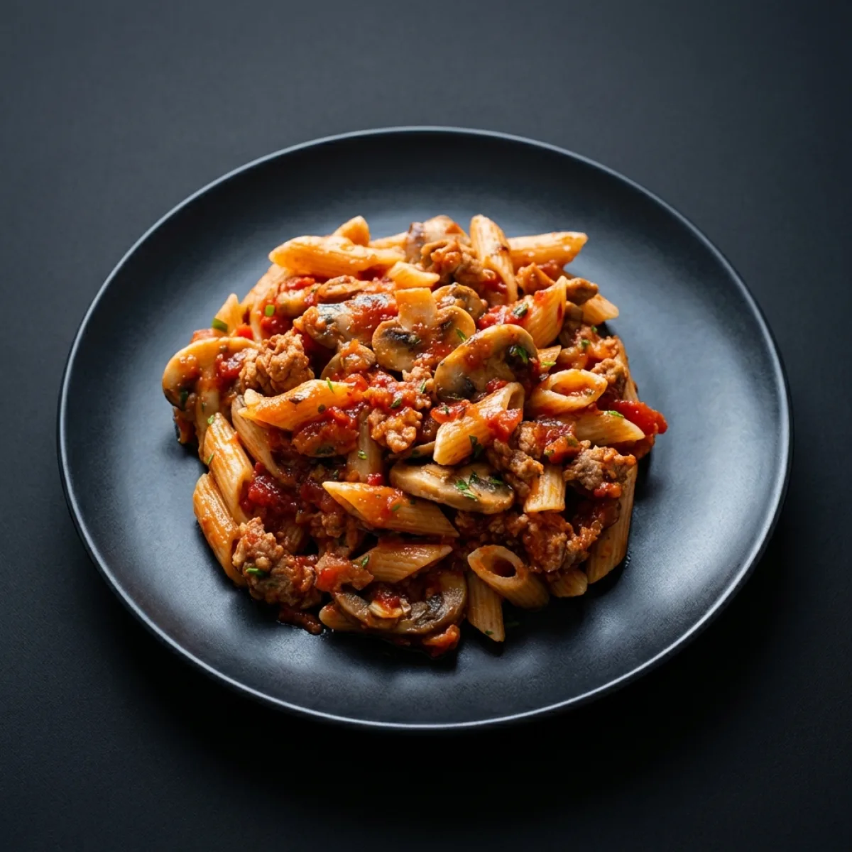 PENNE PROSCIUTTO FUNGHI